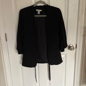 H&M blazer size Us 2 black